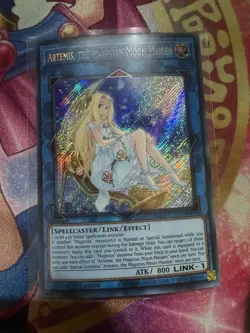 Artemis, the Magistus Moon Maiden (BLCR-EN095) - Secret Rare - English Card - Image 1