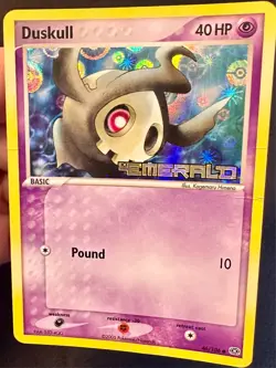 Duskull 46/106 2005 EX Emerald Pokemon Card Reverse Holo Stamped Common - Mp - Image 2