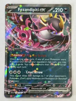 Fezandipity ex - 038/064 - Double Rare - Pokemon TCG Card Shrouded Fable - NM - Image 1