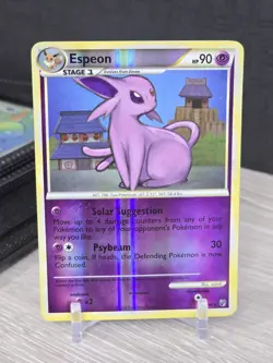 Pokemon Card TCG Espeon 2/90 Undaunted 2010 Reverse Holo Vintage - Image 3
