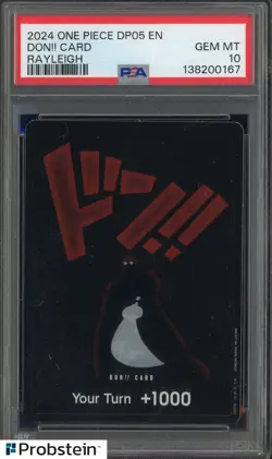 2024 One Piece DP05 EN Rayleigh DON!! Card PSA 10 GEM MINT - Image 1