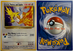 POKEMON Articuno Moltres Zapdos Jumbo PROMO Card 1999 Wizards Legendary - Image 1