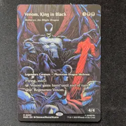 Wizards Venom, King in Black Marvel 0022 Legendary Creature Regular Black 2025 - Image 1