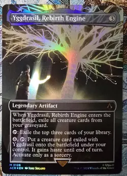 Yggdrasil, Rebirth Engine (Borderless) Universes Beyond: Assassin's Creed Foil - Image 1