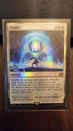 Ultima Prerelease Foil FFXIV Final Fantasy 14 MTG Magic the Gathering stamped LP - Image 1