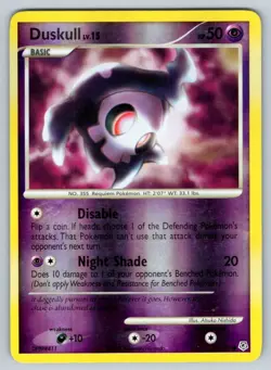2007 Diamond & Pearl Duskull Common Reverse Holo #80 - Image 1