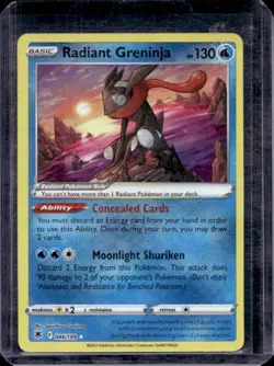 2022 Pokemon SWSH Astral Radiance Radiant Greninja #046/189 - Image 1