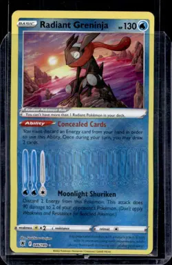2022 Pokemon SWSH Astral Radiance Radiant Greninja #046/189 - Image 1