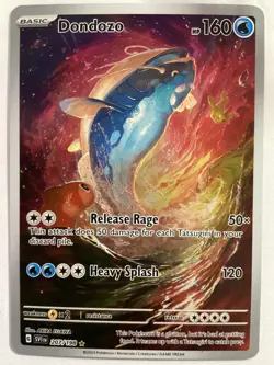 Pokemon Dondozo 207/198 SV01 Scarlet & Violet Illustration Rare Holo 160HP TCG - Image 1