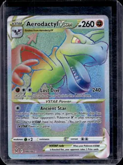 2022 Pokemon SWSH Lost Origin Aerodactyl VST #199/196 - Image 1