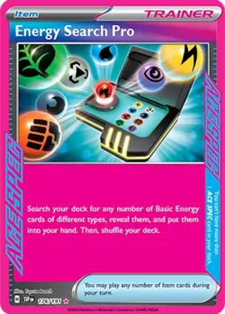 Holofoil - Energy Search Pro - 176/191 - SV08: Surging Sparks - NM - Image 1