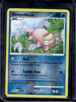 2008 Pokemon Diamond & Pearl Great Encounters Slowpoke Reverse Holo #82/106 - Image 1