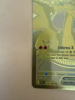 Pokemon TCG Mega Charizard X ex 130/094 Me02: Phantasmal Flames Holo - Image 4