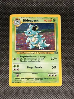 Pokemon TCG Nidoqueen Jungle 7/64 Holo Unlimited Holo Rare - Image 3