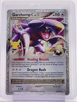 GARCHOMP C LV. X 2021 POKEMON CELEBRATION CLASSIC COLLECTION 145/147 Q4339 - Image 1