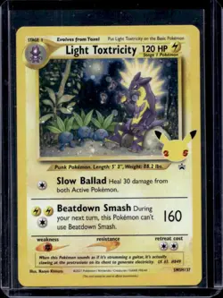 2019-2023 Pokemon SWSH Black Star Promos Light Toxtricity #SWSH137 - Image 1
