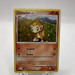 Pokemon Chimchar 76/130 Diamond and Pearl Cosmos Holo Rare LP/MP - Image 1
