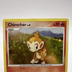 Pokemon Chimchar 76/130 Diamond and Pearl Cosmos Holo Rare LP/MP - Image 2
