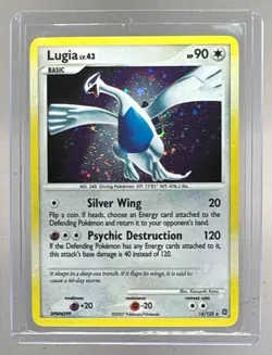 Lugia 2007 Pokemon Diamond & Pearl Secret Wonders #14 Holo - Image 1