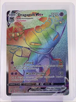 DRAGAPULT VMAX 2020 POKEMON SWSH REBEL CLASH SECRET RARE 197/192 Q4339 - Image 1