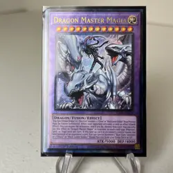 Dragon Master Magia RA04-EN055 1st Edition Stampede Ultimate Rare Yugioh NM - Image 1