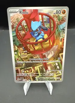 Alakazam 009 and Riolu 010 Black Star Promos POKEMON CENTER STAMP NM - Image 4
