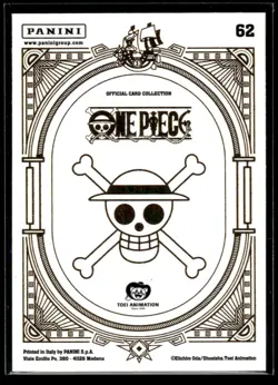 Panini One Piece Treasure Box Heart Pirates Jolly Roger #62 Near Mint or Better - Image 2
