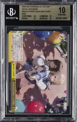2024 WEISS SCHWARZ JPN GODDESS OF VICTORY NIKKE RRR #027 DAZZLING CUPID BGS 10 - Image 1