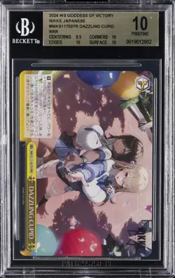 2024 WEISS SCHWARZ JPN GODDESS OF VICTORY NIKKE RRR #027 DAZZLING CUPID BGS 10 - Image 1