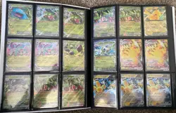 Pokemon Ex, Vmax, Secret Rares, Full Art Lot Of 226 Cards & Binder - Image 5