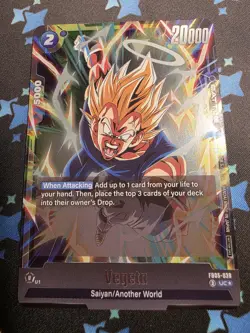 Vegeta FB05-039 SS Tournament Promo Prize Dragon Ball Card Fusion World - Image 1