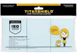TitanShield Card Protection Sleeves 150 Premium Sleeves Yu-Gi-Oh Transparent New - Image 1