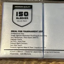 TitanShield Card Protection Sleeves 150 Premium Sleeves Yu-Gi-Oh Transparent New - Image 5