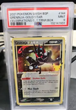 Greninja Star SWSH144 SWSH: Sword & Shield Promo Cards Holo - PSA 9 - MINT - Image 1