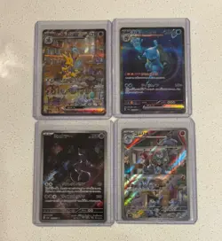 Pokemon NM 151 Holo Lot Blastoise Alakazam Japanese Cards NRMT - Image 1