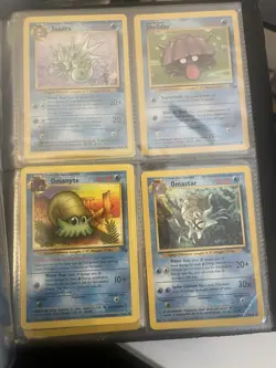 Vintage Wizards Of The Coast Pokemon Binder With Fossil Cards 742818083201 - Image 5