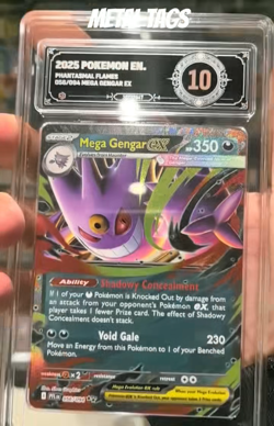 Pokemon Cards ENG. Metal Tags Mega Gengar EX 056/094 PCG 10 (SAME AS PSA 10) - Image 2