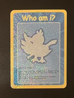 Pokemon Funskool Vintage Farfetch’d #083 Card Rare Who Am IU Holo - Image 2