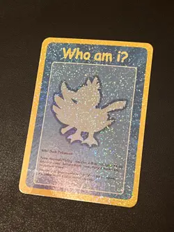 Pokemon Funskool Vintage Farfetch’d #083 Card Rare Who Am IU Holo - Image 3
