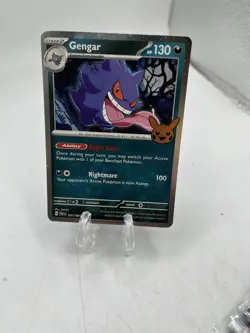 Gengar Cosmos Holo Trick or Trade 2024 057/091 Stamp Card - Image 1