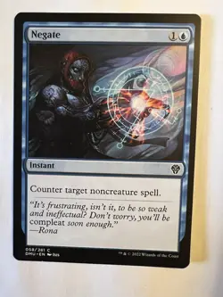 MTG Magic the Gathering Negate 058/281 Dominaria United NM - Image 1