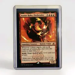 Avatar Roku, Firebender Avatar: The Last Airbender Magic MTG NM - Image 1