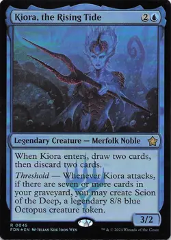 Kiora, the Rising Tide Foundations Foil - Image 1