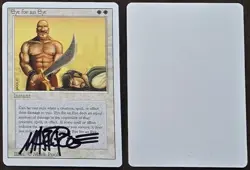 Signed MtG Magic Mark Poole Artist Proof _ Revised _ EYE FOR AN EYE _VHTF 1/100! - Image 1