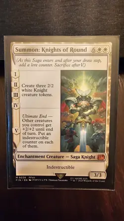 MTG Magic the Gathering Summon: Knights of Round (36/764) Final Fantasy LP - Image 1