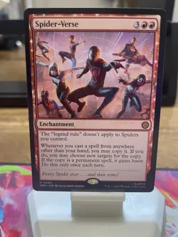 Spider-Verse Marvel Enchantment Regular Red Spider-Man Franchise 0093 MTG - Image 1