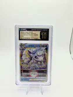 Pokemon Japanese Alolan Vulpix 023/068 CGC Pristine 10 - Image 1