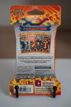 Pokemon TCG XY Flashfire Sleeved Hanger Booster Pack Kangaskhan Art Sealed - Image 2