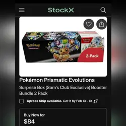Prismatic Evolutions Booster Bundle 2 Pack (2 Boxes In This Order) - Image 1