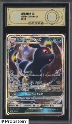 2017 Pokemon TCG Sun & Moon Promo #SM36 Umbreon GX APH 10 - Image 1